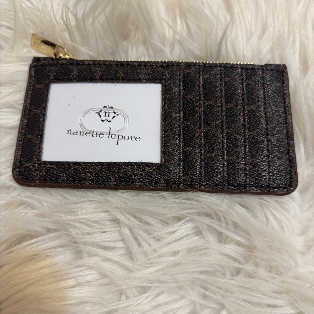 NEW, Nanette Lepore Dark Brown Card Holder